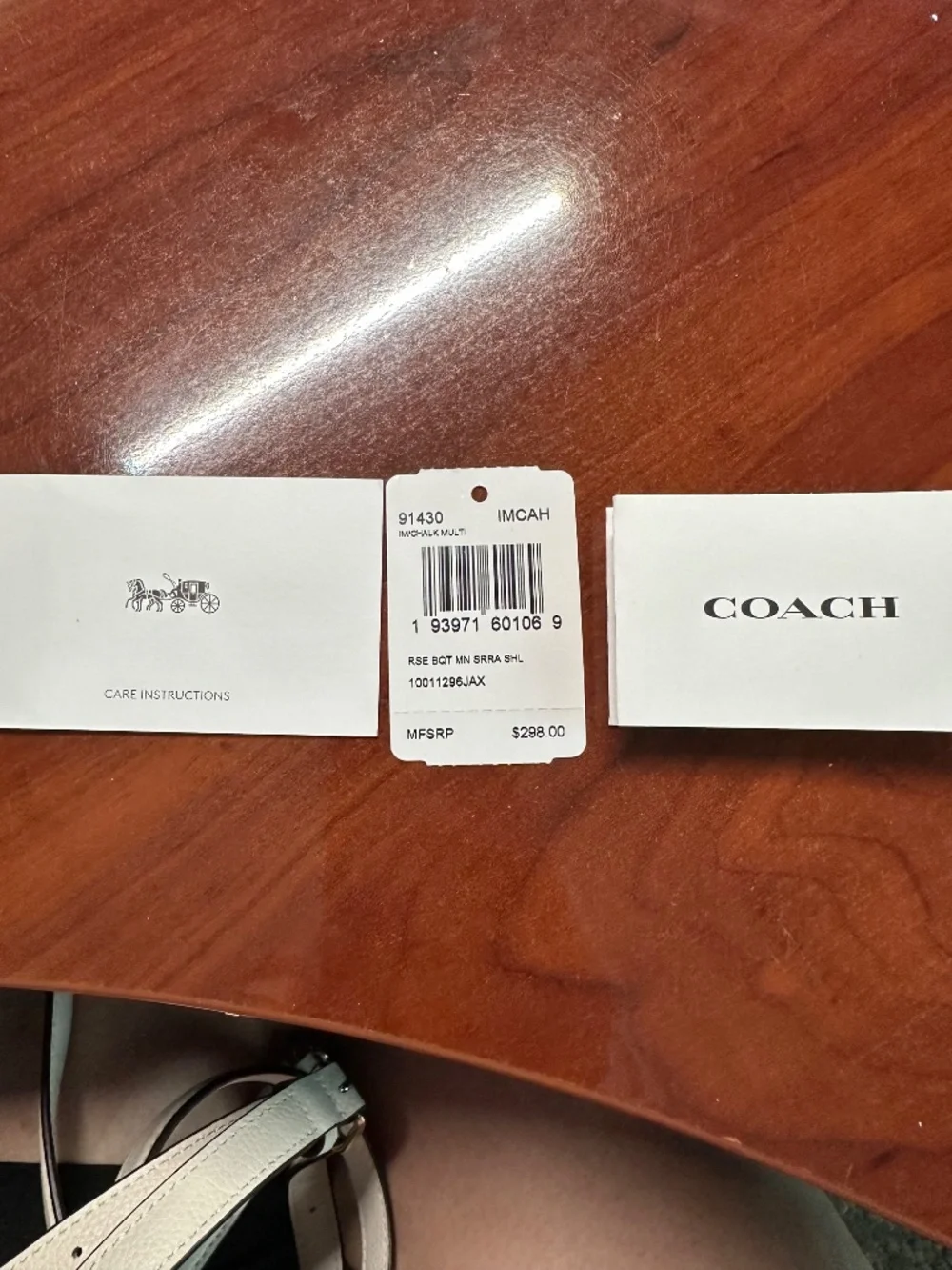 Coach mini Sierra cream floral Satchel/Shoulder bag